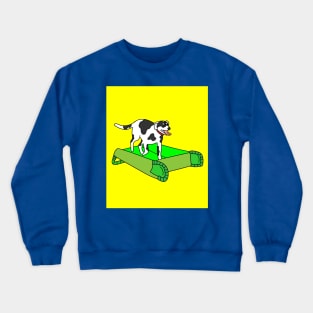 Fitness Enthusiastic Animal Sport Animal Crewneck Sweatshirt